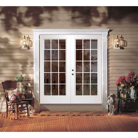 Lowe%27s french doors exterior - Interior Solid French Double Doors 60 x 80 inches Clear Glass | Lucia 2555 Matte White | Wood Solid Panel Frame Trims | Closet Bedroom Sturdy Doors. 3. $1,31900. FREE delivery Sep 15 - 20. Or fastest delivery Sep 14 - 19. Options: 21 sizes. Small Business. 